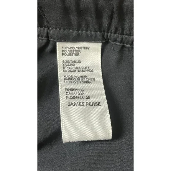 JAMES PERSE WIDE LEG DRAWSTRING PANTS 0 SMALL 2 - Picture 9 of 9